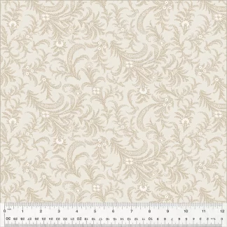 Delicate Paisley - Linen - 108" Wideback