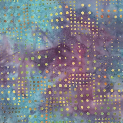 Variegated Dots Turquoise/Berry