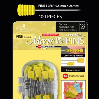 Magic Pins Flathead Applique Fine 100pc