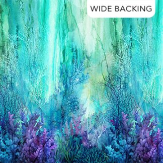 Coral Reef by Northcott Fabrics - 108" Wideback