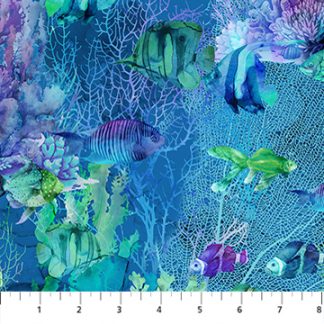 Coral Reef by Northcott Fabrics - Fish