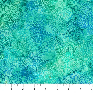 Coral Reef by Northcott Fabrics - Bubbles - Turquoise