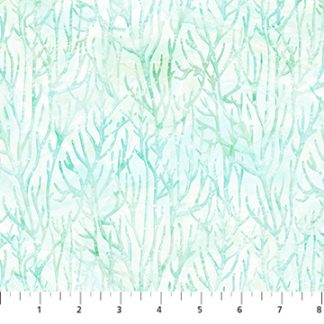 Coral Reef by Northcott Fabrics - Tonal Coral - Turquoise