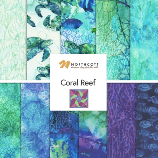 Coral Reef by Deborah Edwards and Melanie Samra for Northcott Fabrics