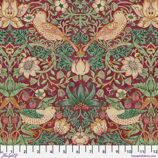 Lodden by Morris & Co. - Strawberry Thief - Dawn Rose