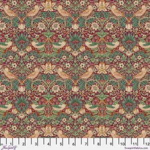 Lodden by Morris & Co. - Mini Strawberry Thief - Dawn Rose