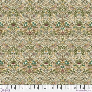 Lodden by Morris & Co. - Mini Strawberry Thief - Old Gold