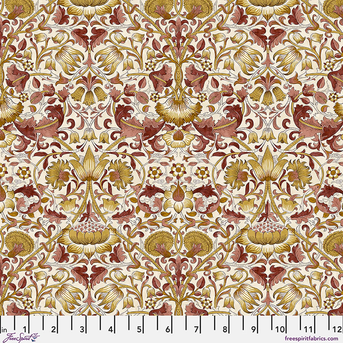 Lodden by Morris & Co. - Lodden Mulberry- Lodden