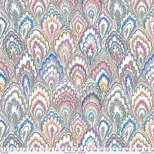 Marble Scallops - Grey - Kaffe Fassett Collective