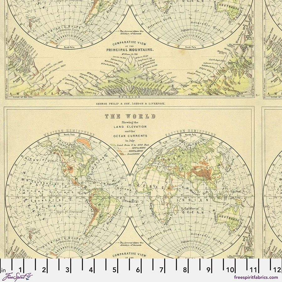 Tim Holtz Palette Green- Map