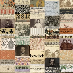 Tim Holtz - Eclectic Elements Halloween Collage