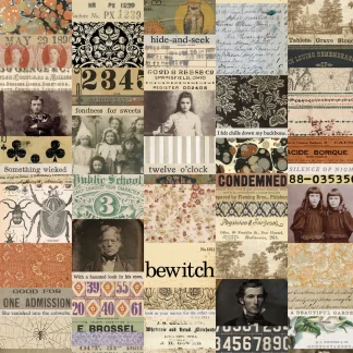 Tim Holtz - Eclectic Elements Halloween Collage