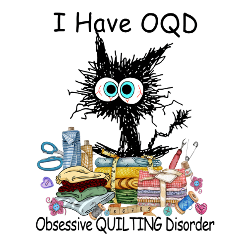 Obsessive Quilt Disorder - Cat - Tshirt