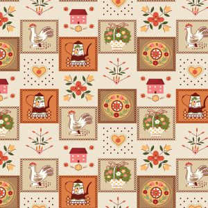 Wide Back Baked With Love Kitchen Linen by Lori Holt