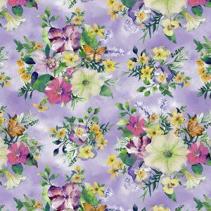 Violeta - Pansy Bouquets -Periwinkle