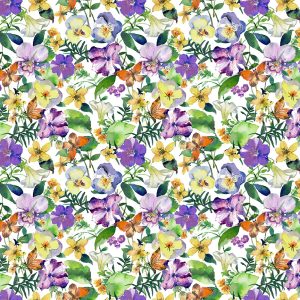 Violeta - Garden Blooms - White