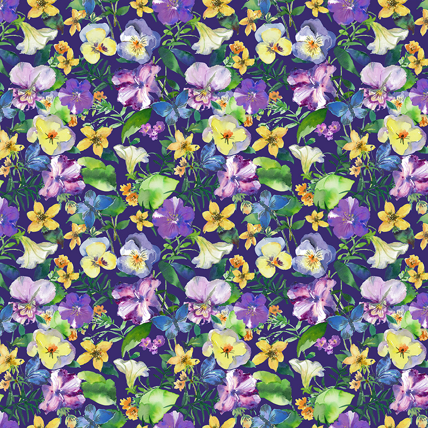 Violeta - Garden Blooms - Royal