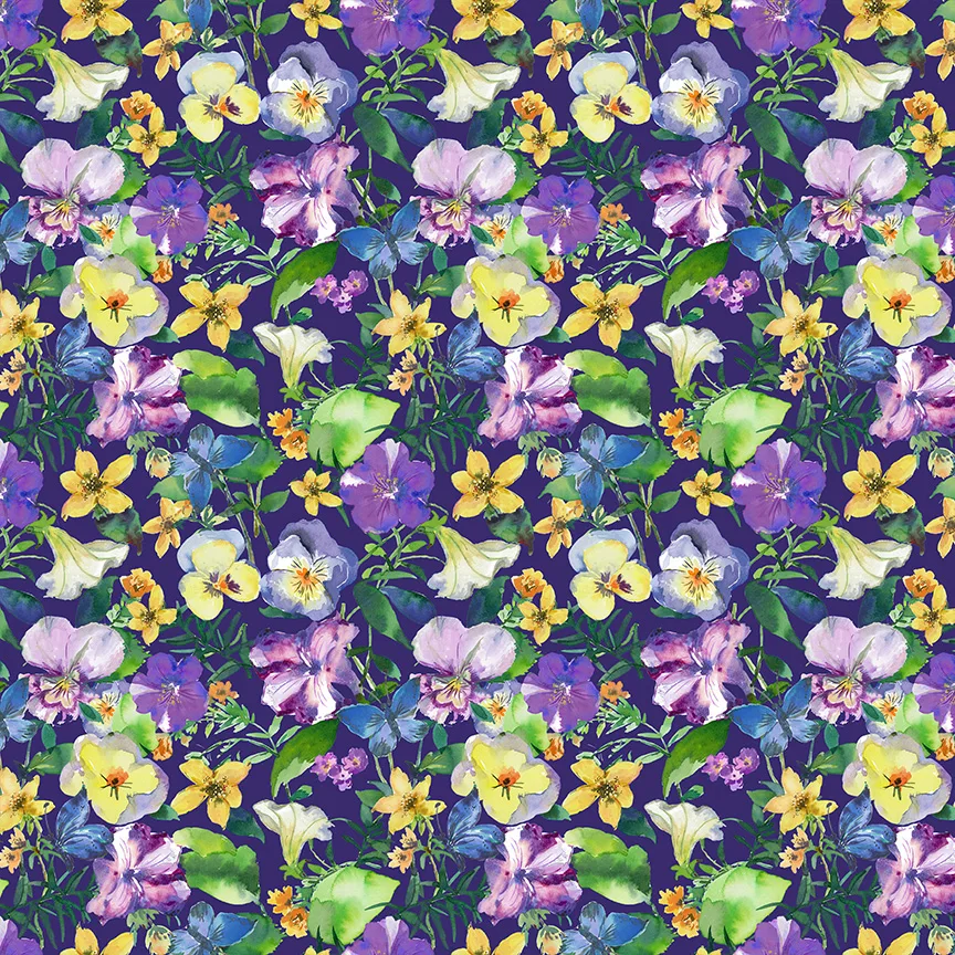 Violeta - Garden Blooms - Royal