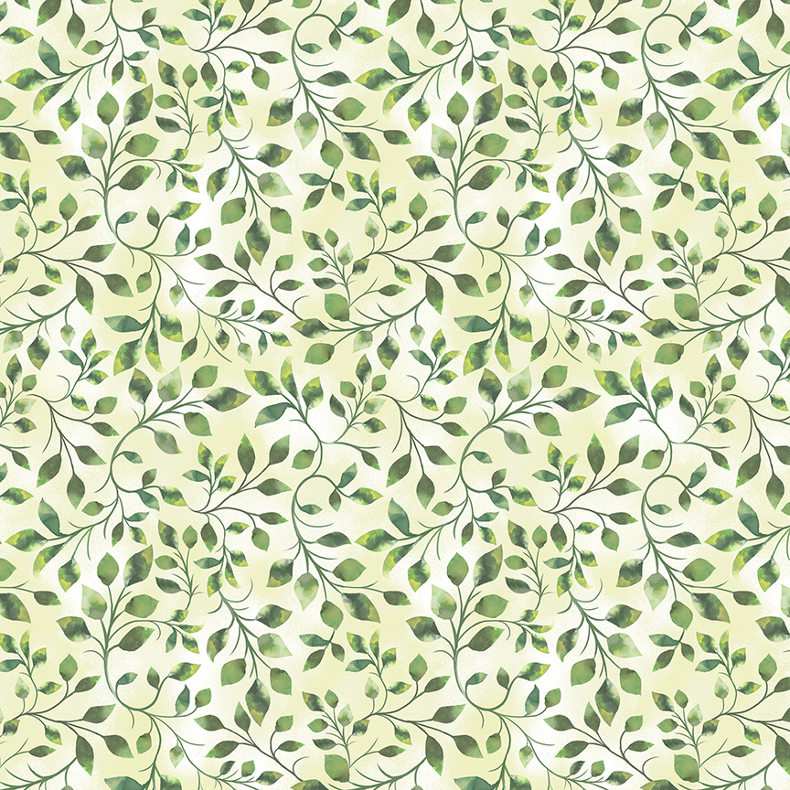 Violeta - Climbing Vines - Pale Yellow