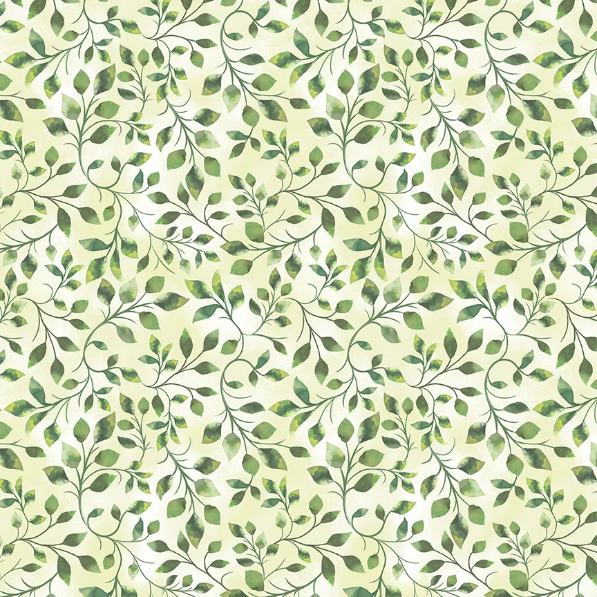 Violeta - Climbing Vines - Pale Yellow