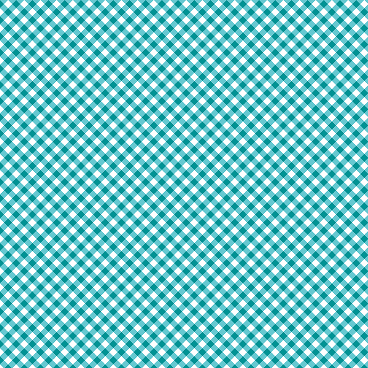 Sweet Gingham - Turquoise