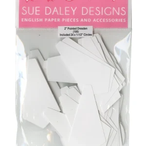 2in Pointed Dresden Papers with 4 Circles Papers for EPP