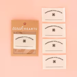 Handmade with Love Organic Cotton Write-In Labels