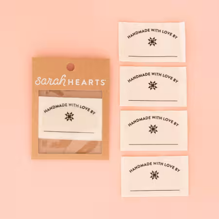 Handmade with Love Organic Cotton Write-In Labels Handmade with Love Organic Cotton Write-In Labels