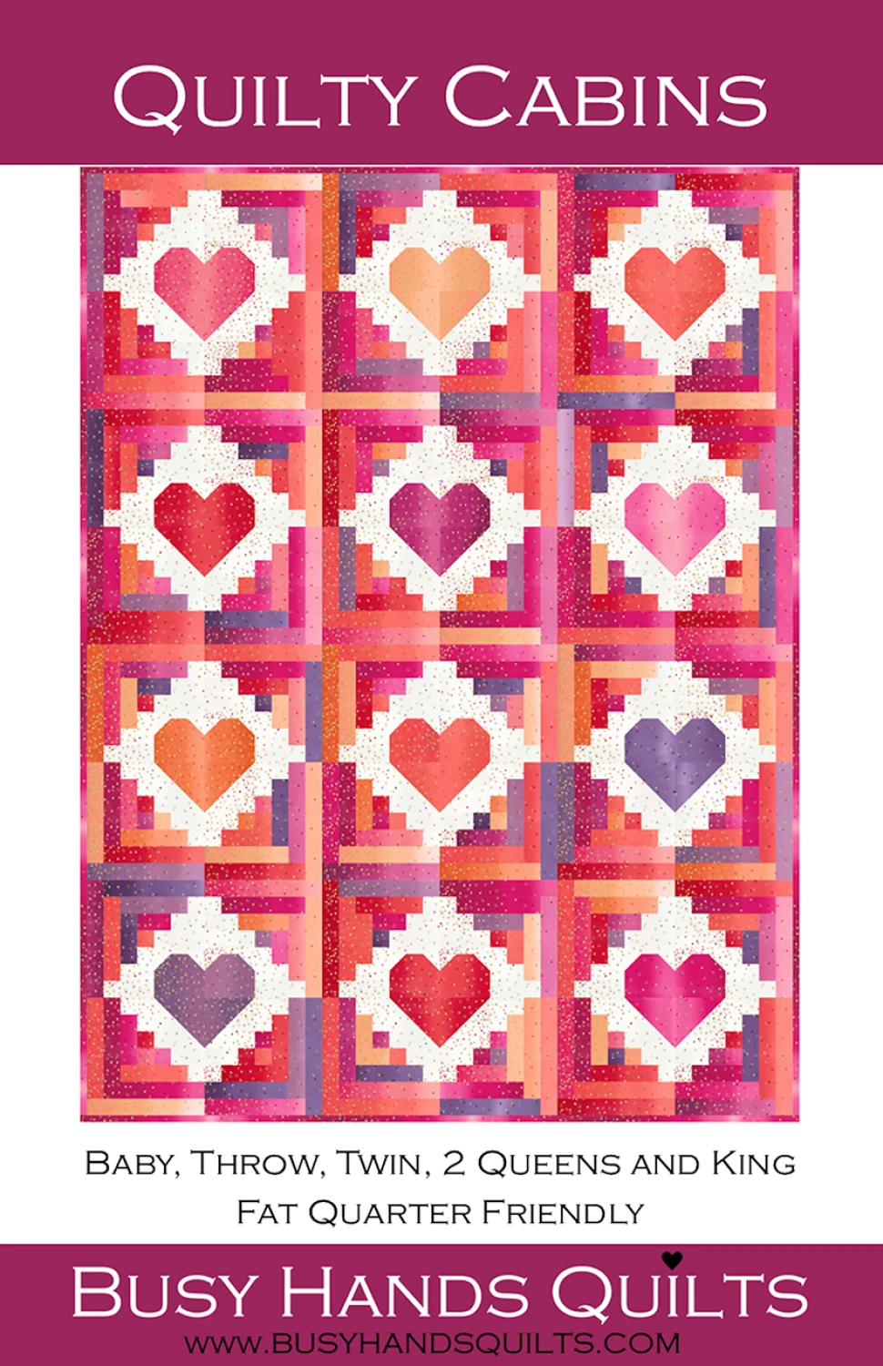Quilty Cabins Quilt Pattern