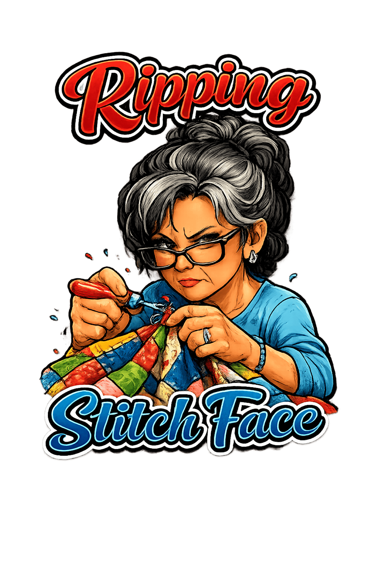 Exclusive T-shirt - Ripping Stitch Face Exclusive T-shirt - Ripping Stitch Face