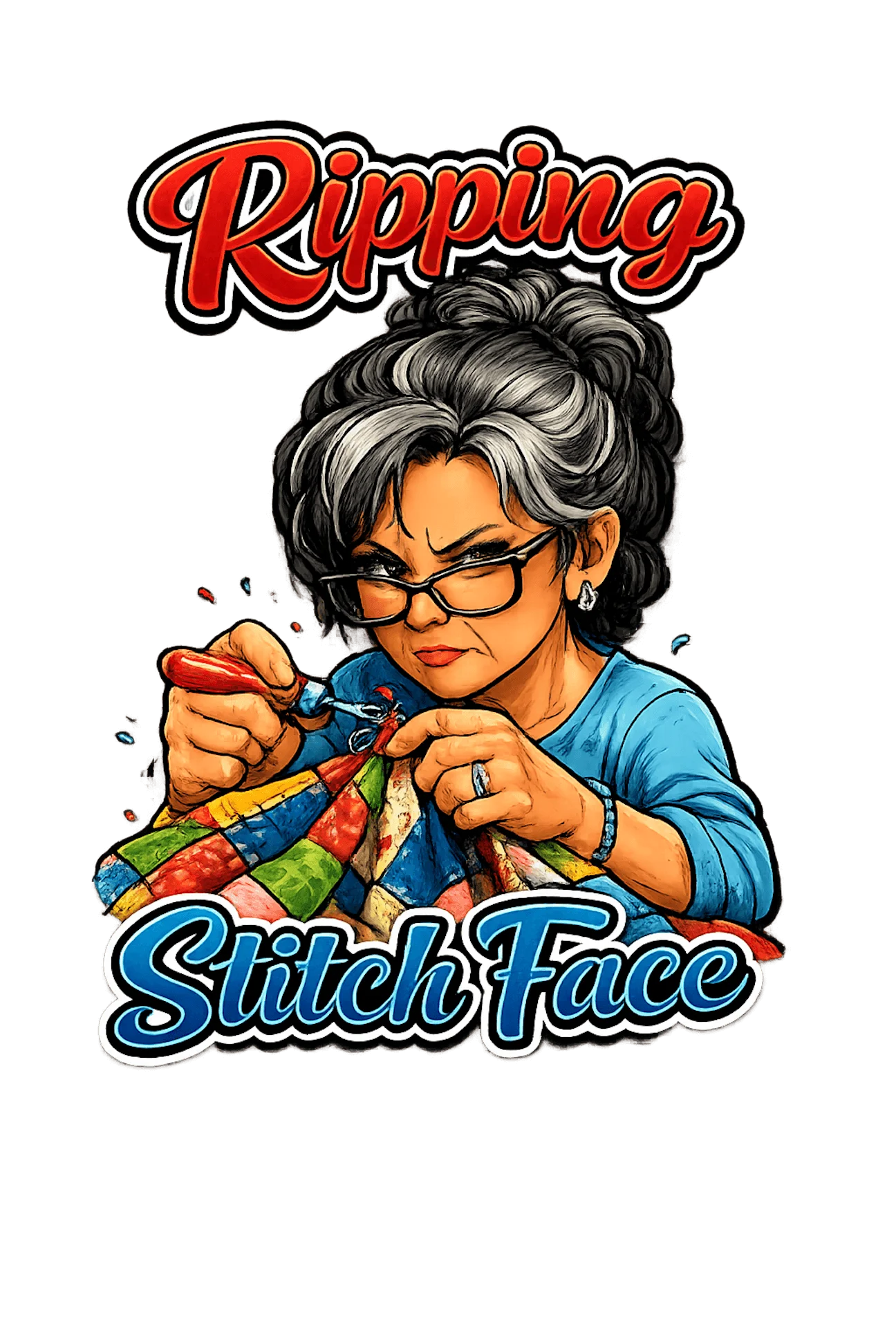 Exclusive T-shirt - Ripping Stitch Face
