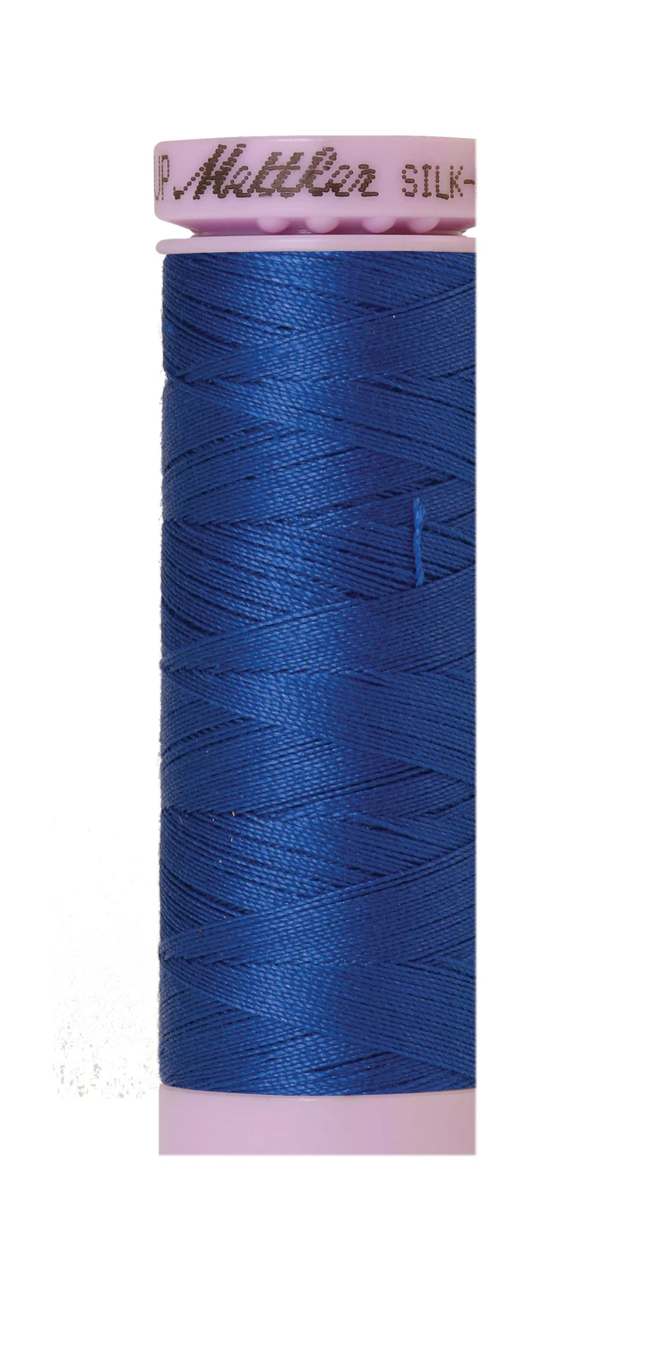 Silk-Finish 50wt Solid Cotton Thread 164yd:150M Royal Blue Silk-Finish 50wt Solid Cotton Thread 164yd/150M Royal Blue