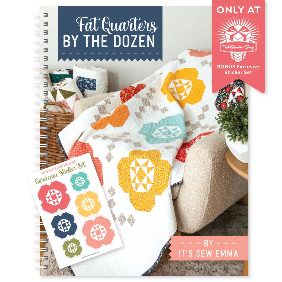 Fat Quarters By The Dozen Book Fat Quarters By The Dozen Book
