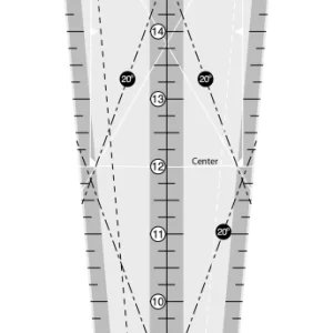 Creative Grids Quilt Ruler 10 Degree Wedge