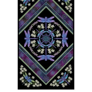 Benartex Dragonfly Wonder by Ann Lauer premium quilting fabric on display at The Broken Needle store serving local North Carolina creators.