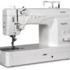 Close-up of the Janome HD8 industrial full rotary hook bobbin system available near Raleigh.
