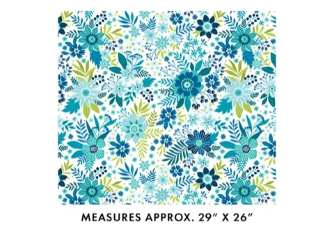 Benartex Among the Wildflowers II Daybreak Teal 108" Wide Back available at The Broken Needle in Bunn, proudly serving quilters and sewists across Wake Forest, Raleigh, Cary, Zebulon, and all of North Carolina.