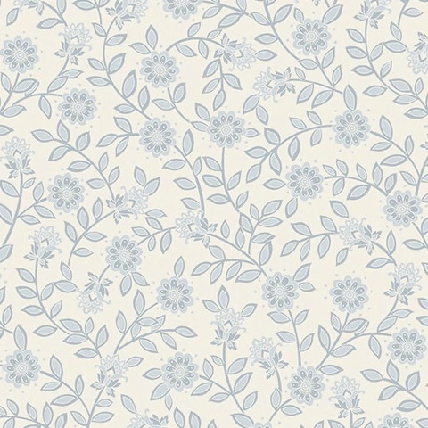 Benartex Backings & Basics Field Floral Denim 108" Wide Back available at The Broken Needle in Bunn, proudly serving quilters and sewists across Wake Forest, Raleigh, Cary, Zebulon, and all of North Carolina.