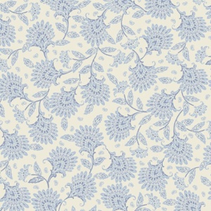 Benartex Backings & Basics Whimsy Floral Blue 108
