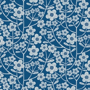 Benartex Blooming Color 2 Brynn Blue 108