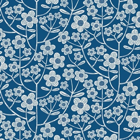Benartex Blooming Color 2 Brynn Blue 108" Wide Back available at The Broken Needle in Bunn, proudly serving quilters and sewists across Wake Forest, Raleigh, Cary, Zebulon, and all of North Carolina.
