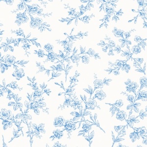 Benartex Celebrating Blue Patricia's Posey Denim/White 108