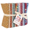 Tilda Fabrics Village Life premium quilting Fat Quarter bundle collection on display at The Broken Needle store serving local North Carolina creators.