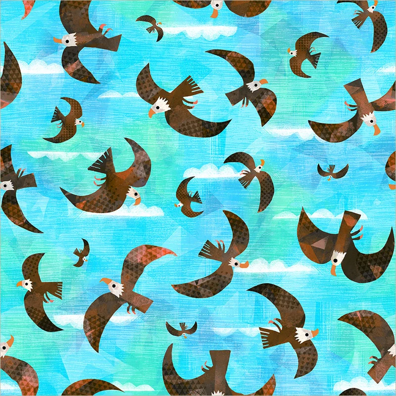 Windham Fabrics Animal Kingdom by Gareth Lucas premium quilting cotton on display at The Broken Needle store serving local North Carolina creators.