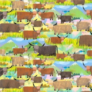 Windham Fabrics Animal Kingdom by Gareth Lucas premium quilting cotton on display at The Broken Needle store serving local North Carolina creators.
