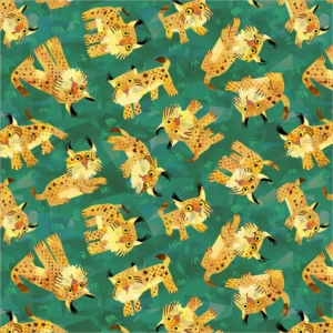 Windham Fabrics Animal Kingdom by Gareth Lucas premium quilting cotton on display at The Broken Needle store serving local North Carolina creators.