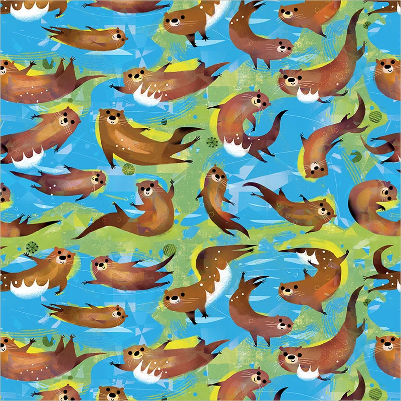 Windham Fabrics Animal Kingdom by Gareth Lucas premium quilting cotton on display at The Broken Needle store serving local North Carolina creators.