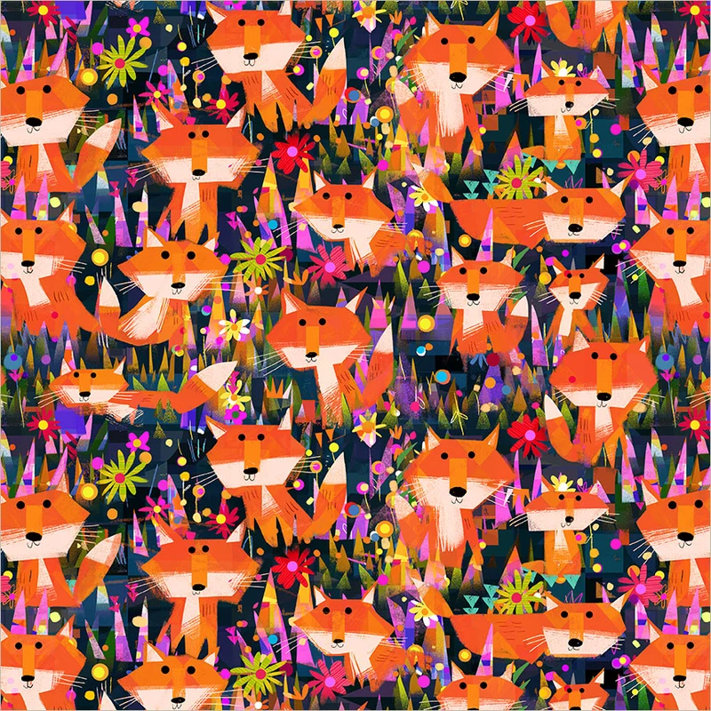 Windham Fabrics Animal Kingdom by Gareth Lucas premium quilting cotton on display at The Broken Needle store serving local North Carolina creators.