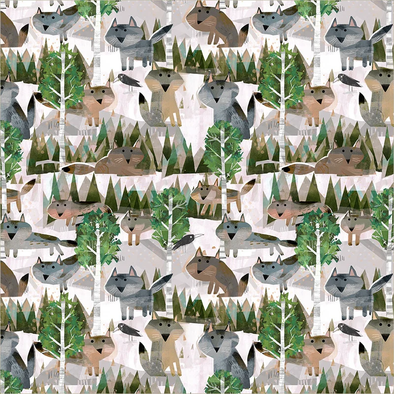 Windham Fabrics Animal Kingdom by Gareth Lucas premium quilting cotton on display at The Broken Needle store serving local North Carolina creators.